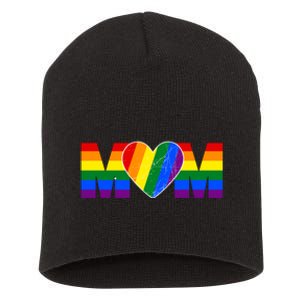 Pride Month Graphic For Mom Lover Short Acrylic Beanie