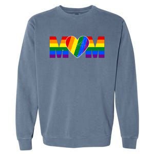 Pride Month Graphic For Mom Lover Garment-Dyed Sweatshirt