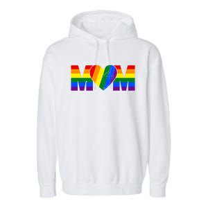 Pride Month Graphic For Mom Lover Garment-Dyed Fleece Hoodie