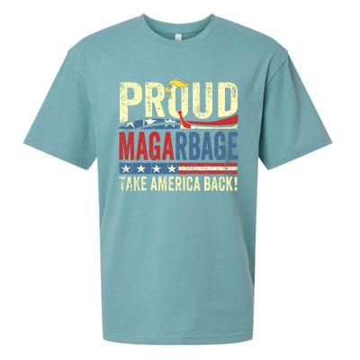 Proud Maga Garbage Proud To Be Garbage Trump Supporters Sueded Cloud Jersey T-Shirt