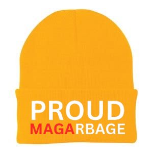 Proud Maga Garbage Trump Supporters Knit Cap Winter Beanie