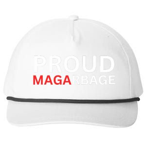 Proud Maga Garbage Trump Supporters Snapback Five-Panel Rope Hat