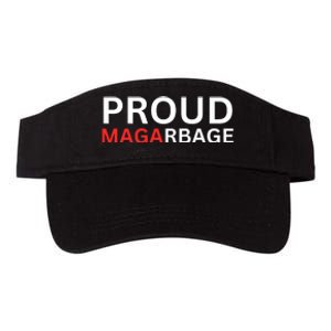 Proud Maga Garbage Trump Supporters Valucap Bio-Washed Visor