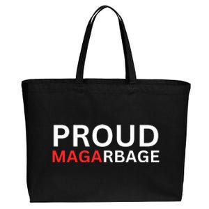 Proud Maga Garbage Trump Supporters Cotton Canvas Jumbo Tote