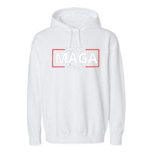 Proud Maga Garbage Proud To Be Garbage Trump Supporters Garment-Dyed Fleece Hoodie