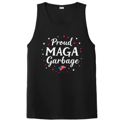 Proud Maga Garbage Great America Usa Patriotic PosiCharge Competitor Tank