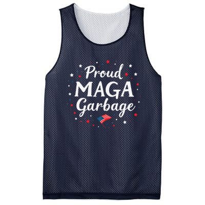 Proud Maga Garbage Great America Usa Patriotic Mesh Reversible Basketball Jersey Tank