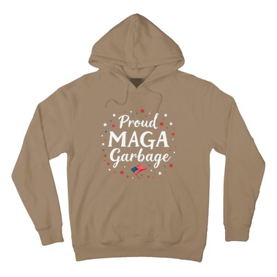 Proud Maga Garbage Great America Usa Patriotic Hoodie