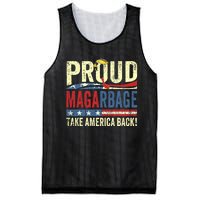 Proud Maga Garbage Proud To Be Garbage Trump Supporters Mesh Reversible Basketball Jersey Tank