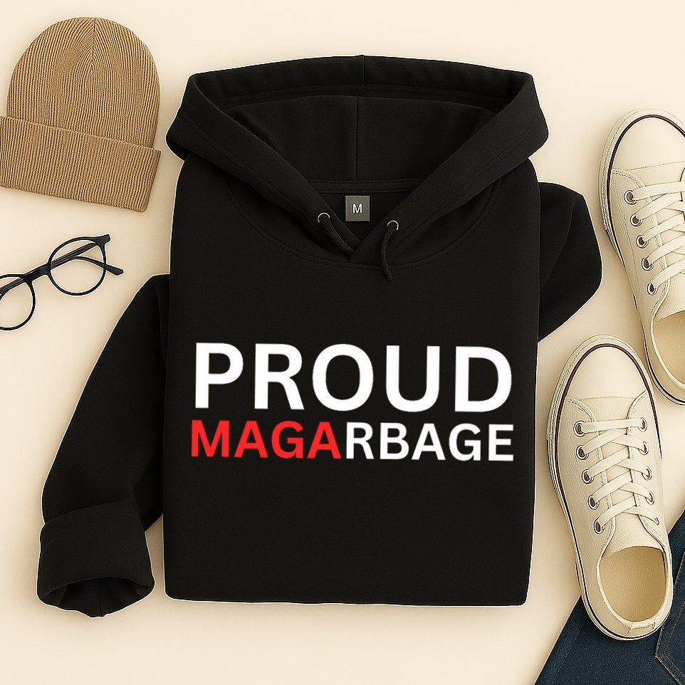 Proud Maga Garbage Trump Supporters Hoodie