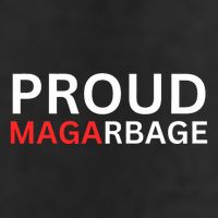 Proud Maga Garbage Trump Supporters Adult Drive Performance Visor