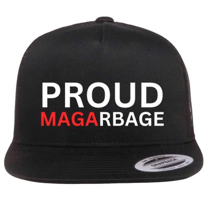 Proud Maga Garbage Trump Supporters Flatbill Hat