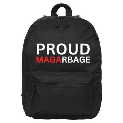 Proud Maga Garbage Trump Supporters 16 in Basic Backpack