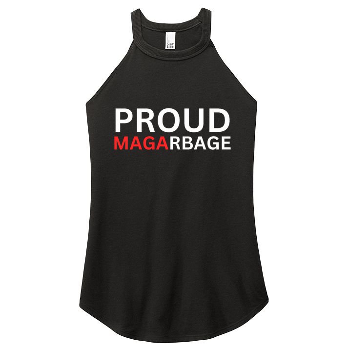 Proud Maga Garbage Trump Supporters Women's Perfect Tri Rocker Tank