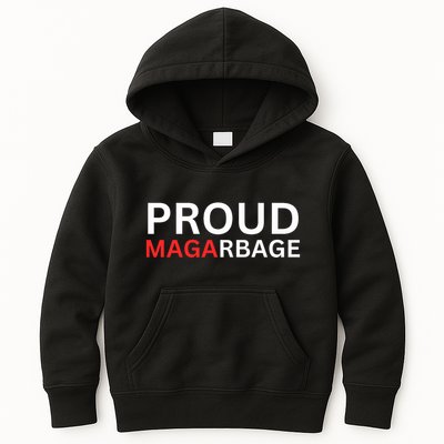 Proud Maga Garbage Trump Supporters Kids Hoodie