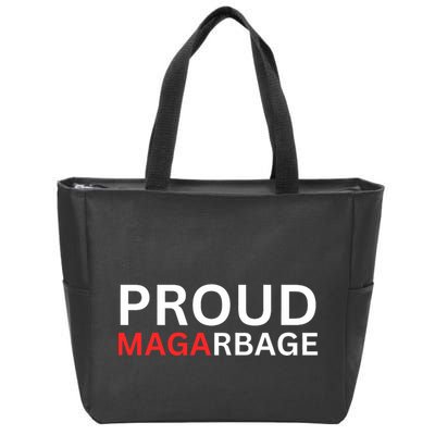 Proud Maga Garbage Trump Supporters Zip Tote Bag