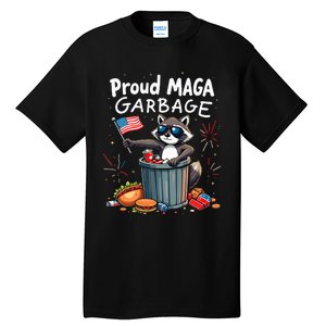 Proud Maga Garbage Raccoon Political Statement Tall T-Shirt