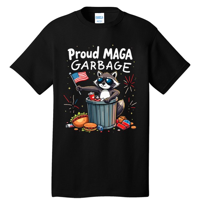 Proud Maga Garbage Raccoon Political Statement Tall T-Shirt