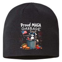 Proud Maga Garbage Raccoon Political Statement Sustainable Beanie