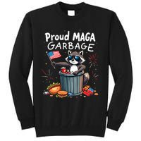 Proud Maga Garbage Raccoon Political Statement Tall Sweatshirt