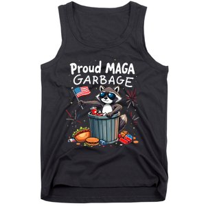 Proud Maga Garbage Raccoon Political Statement Tank Top