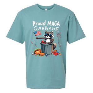 Proud Maga Garbage Raccoon Political Statement Sueded Cloud Jersey T-Shirt