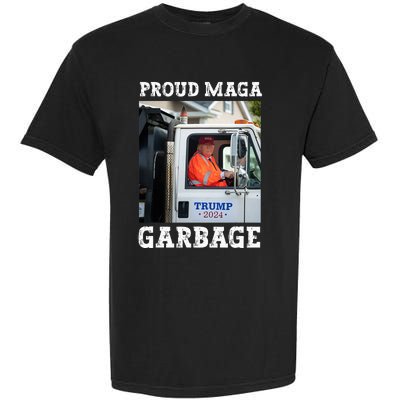 Proud Maga Garbage Trump Garment-Dyed Heavyweight T-Shirt