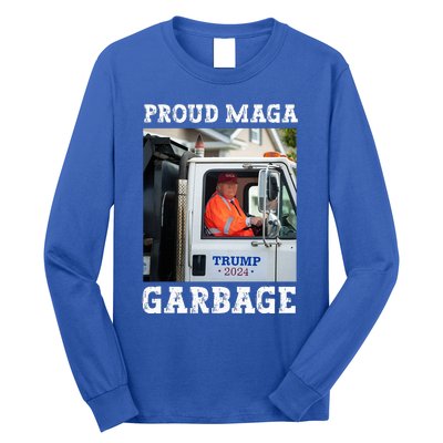 Proud Maga Garbage Trump Long Sleeve Shirt