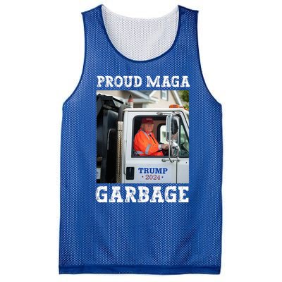 Proud Maga Garbage Trump Mesh Reversible Basketball Jersey Tank