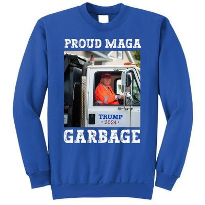 Proud Maga Garbage Trump Tall Sweatshirt