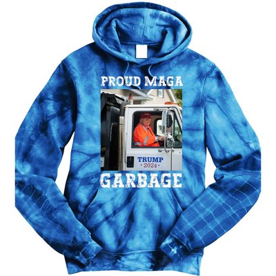 Proud Maga Garbage Trump Tie Dye Hoodie