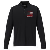 Proud Maga Garbage Trump Supporter Funny Republicans Performance Long Sleeve Polo