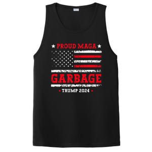 Proud Maga Garbage Trump Supporter Funny Republicans PosiCharge Competitor Tank