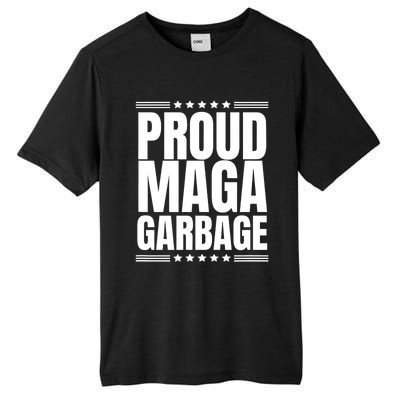 Proud Maga Garbage Trump Supporter Tall Fusion ChromaSoft Performance T-Shirt