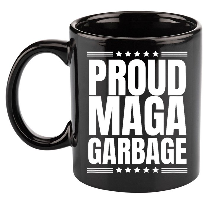 Proud Maga Garbage Trump Supporter 11oz C Handle Ceramic Mug