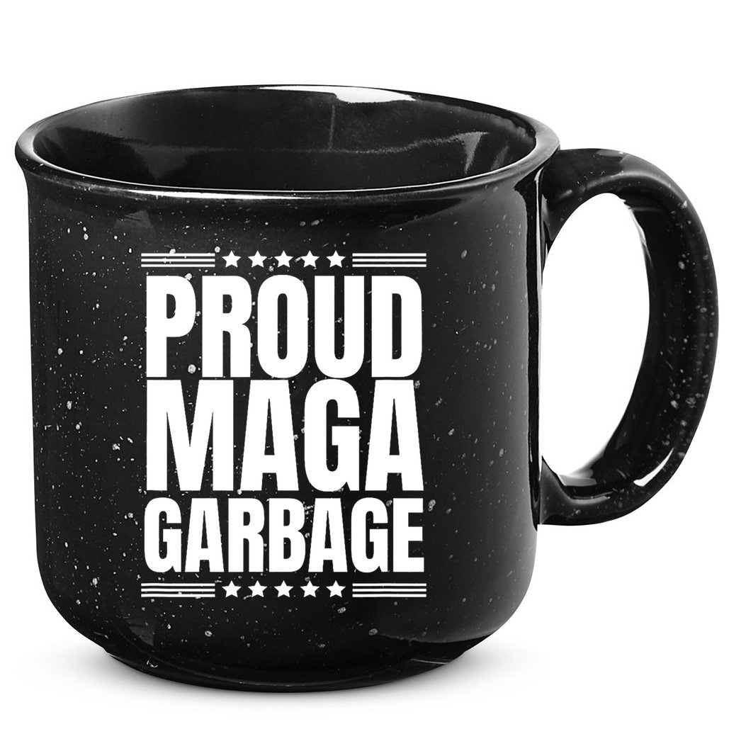 Proud Maga Garbage Trump Supporter 15oz Campfire Ceramic Mug