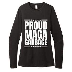 Proud Maga Garbage Trump Supporter Womens CVC Long Sleeve Shirt