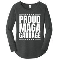 Proud Maga Garbage Trump Supporter Women's Perfect Tri Tunic Long Sleeve Shirt