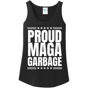 Proud Maga Garbage Trump Supporter Ladies Essential Tank