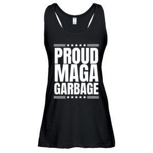 Proud Maga Garbage Trump Supporter Ladies Essential Flowy Tank