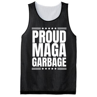 Proud Maga Garbage Trump Supporter Mesh Reversible Basketball Jersey Tank