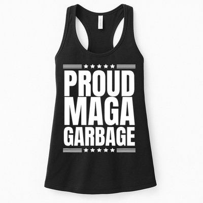 Proud Maga Garbage Trump Supporter Womens Tank Top