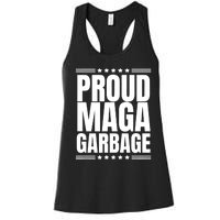 Proud Maga Garbage Trump Supporter Women's Racerback Tank