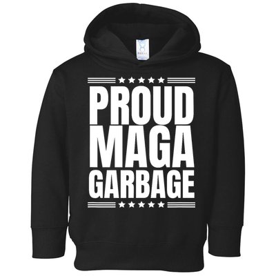 Proud Maga Garbage Trump Supporter Toddler Hoodie