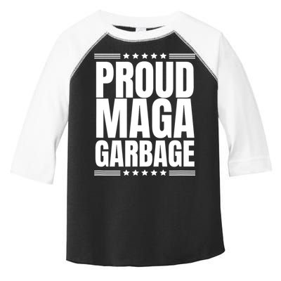 Proud Maga Garbage Trump Supporter Toddler Fine Jersey T-Shirt
