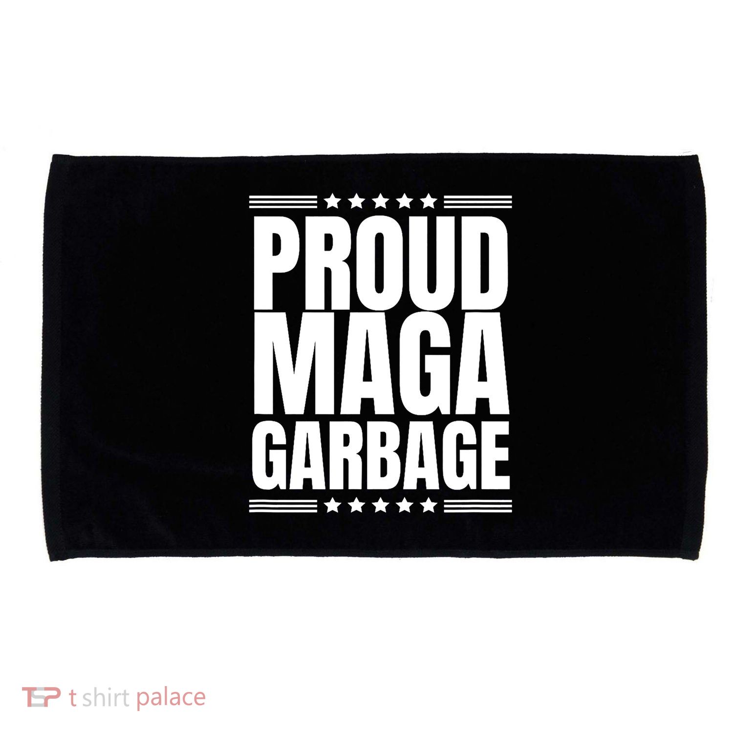 Proud Maga Garbage Trump Supporter Microfiber Hand Towel