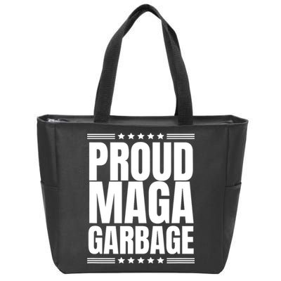 Proud Maga Garbage Trump Supporter Zip Tote Bag