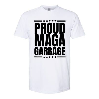 Proud Maga Garbage Trump Supporter Softstyle® CVC T-Shirt