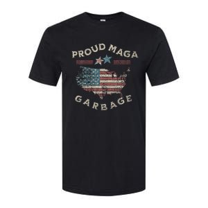 Proud Maga Garbage Trump Supporter Softstyle CVC T-Shirt