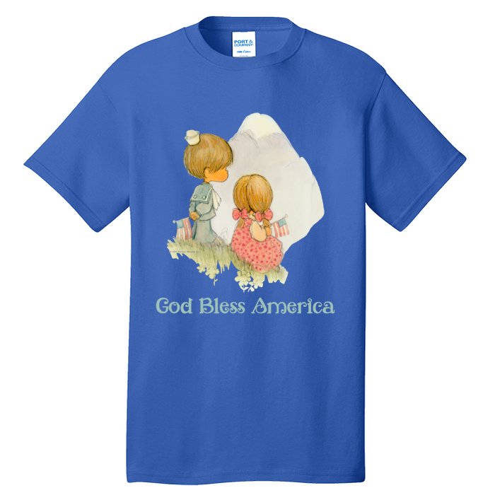 Precious Mots God Bless America Cute Gift Tall T-Shirt